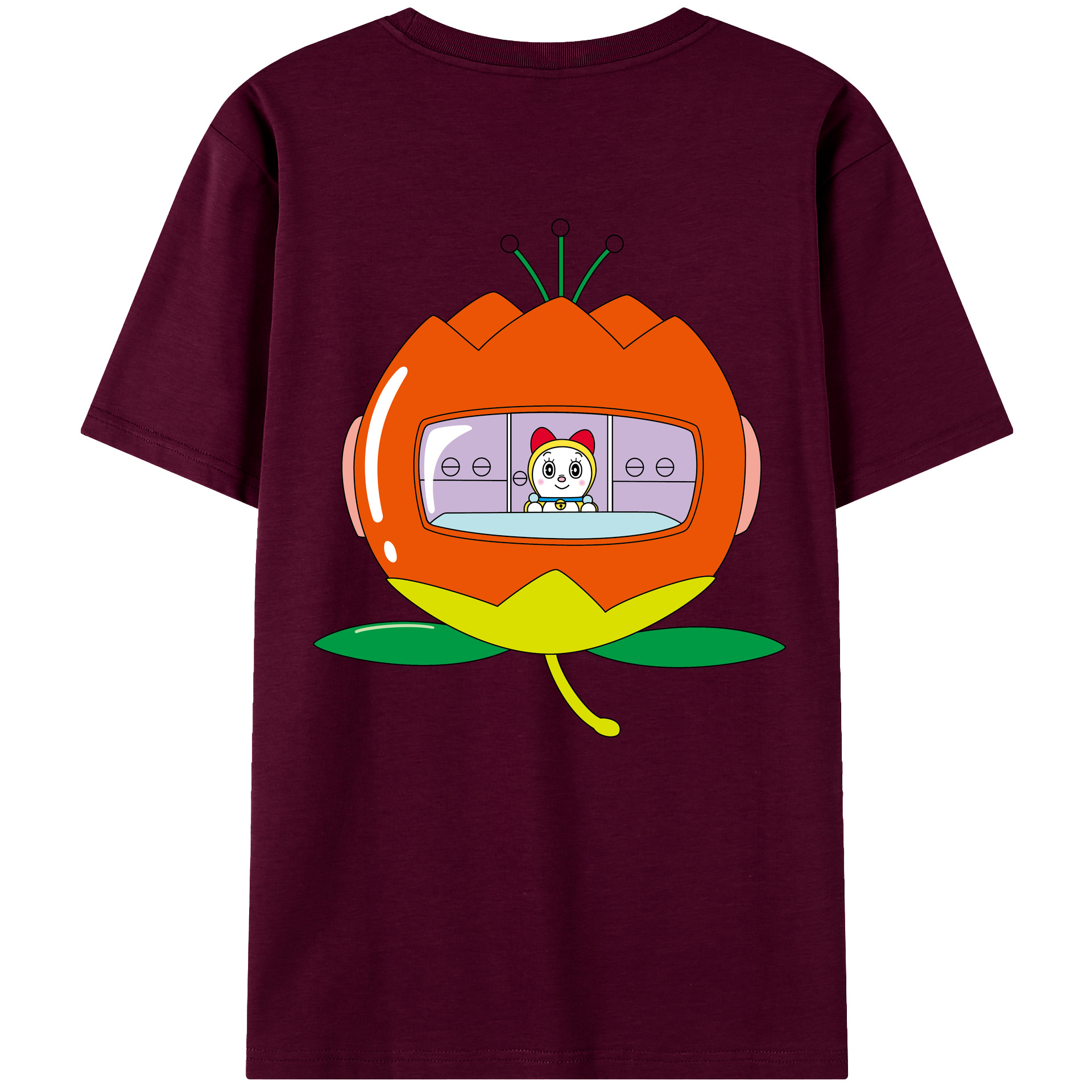（画像用） ドラえもん ドラミ Doraemon Dorami レディース半袖Tシャツ(バックプリント)